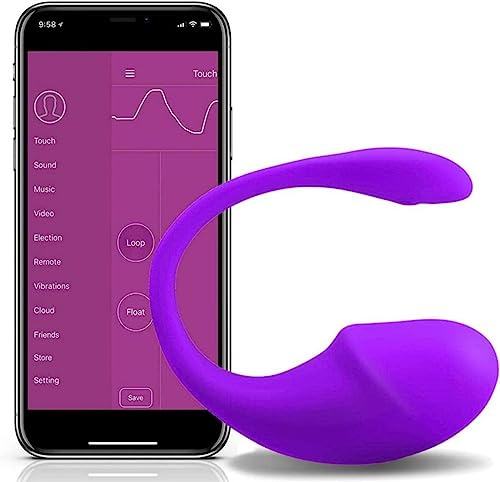 Wireless Love Eggs for Women 10 Modes Powerful Bluetooth Vibrator Remote Control Vibrating Mini Bullet Vibrator Adult Sex Toys4couples Men & Women Massage -A002