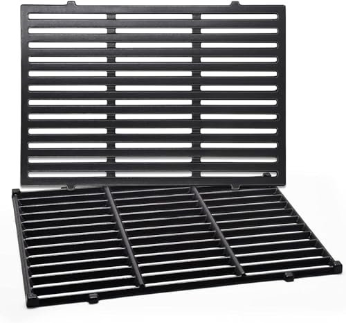 7638 Parrilla para Weber Spirit Serie 300, 44,5 x 30 cm, rejilla de hierro fundido para Spirit E310 E320 E330 SP310, accesorios para barbacoa Weber Genesis Silver B/C, piezas de repuesto para Weber II