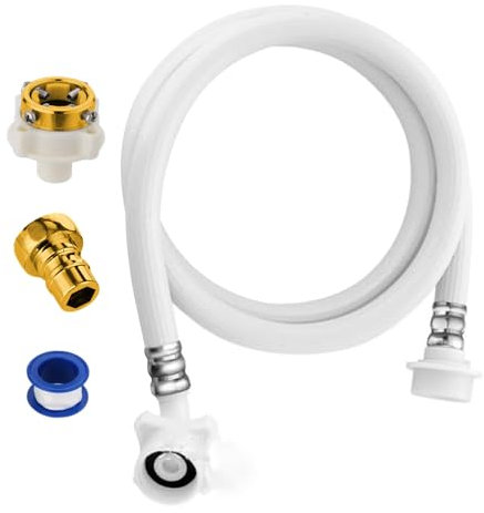 Washing Machine Hose, PVC Water Inlet Hose, Anti-Burst Washing Machine Hoses, Hot And Cold Water Supply Hose, Long Machine Drain Hose, Connection Hose