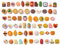 UEAVOID 30 pièces Accessoires de Cuisine Miniatures pour Maison de Poupée, Mini Assiettes, Couteau, Fourchette, Cuillère, Mini Bouteilles de Vin, Champagne, Mini Tasses (Miniature)
