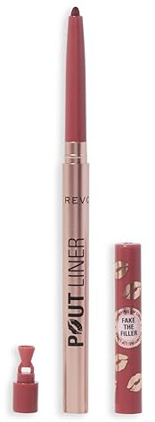 Revolution Beauty, Pout Bomb Plumping Lip Liner, Long Lasting Lip Shaper with Hyaluronic Acid & Vitamin E, Vegan & Cruelty-Free, Cherry Red