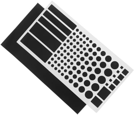 BELLIFFY 2blätter Pack Led Lichtblockierungsaufkleber Verdunkelungsaufkleber Für Router Lichtschattierungsaufkleber Lichtblocker Für Elektronik Heimgebrauch