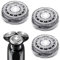 Wone SH90 Têtes de rechange pour rasoir Philips Norel*o série 9000, Compatible avec rasoir SH90/62...
