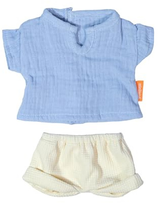 Miniland - Vestiti per Bambola da 32 cm, Accessorio di Abbigliamento per Bambole, Maglietta e Pantaloni Estivi