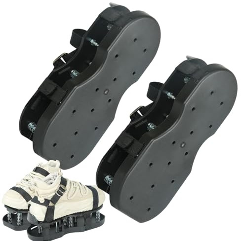 Zapatos aireador del césped, aireador de - Zapatos de aguja seguro aireador del suelo | Herramienta de aireación aérea del césped, suministros de asistencia de jardinería pesada para reducir la tabla