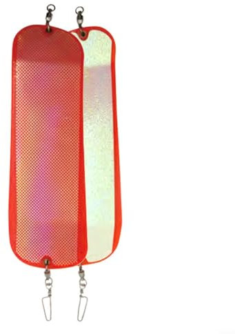 ARMYJY Planche flash de plongée en plastique ABS de 28 cm, planche de plongée à la traîne pour un bateau ou un rivage (rouge)