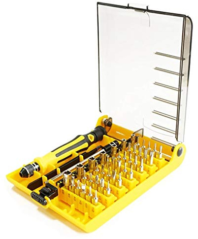 MQPALZKD Screwdriver Set 45 in 1 Precision Parafusadeira Insulated Screw Driver Magnetic Handle Multi Hex Torx Bit Kit Hand Tools