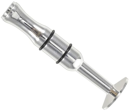 Baluue Herramienta de Práctica para Entrenamiento de Fuerza Bucal para Trompeta de Latón Ligera en Color Plata Forma de Embocadura Profesional
