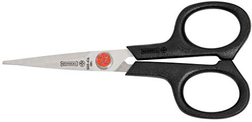 Mundial Red Dot Embroidery Scissors 4.25, Knife Edge
