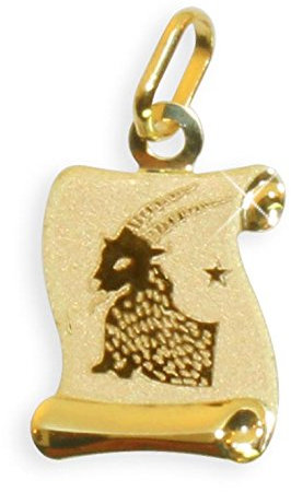 Sternzeichen Anhänger Steinbock 14 Karat Gold 585 (213310) Gratis Express Gravur