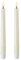 Piffany Copenhagen Uyuni Lighting Taper 2er Set LED Stabkerzen 2,3 x 20 cm Echtwachs Ivory - 6 Stunden Timerfunktion - Keine Brandgefahr, Keine Rußbildung und kein Geruch
