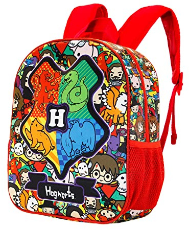 Harry Potter Zaino 3D Piccolo, 26 x 31 cm, Capacità 8.5 L, Rosso All Together Now