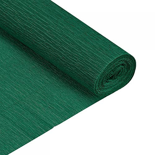 sourcing map Krepppapier zum Basteln Ersatz Werkzeug 7,5 Fuß lang 20 Zoll breit 2 Stück Grün