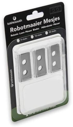 18 lame per robot tagliaerba To the South® in acciaio adatte per PARKSIDE (robot tosaerba) - Attenzione: viti non incluse - 18 pezzi