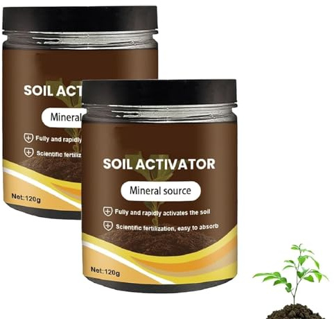 Activadores Del Suelo, Soil Pro Activator Para Una Descomposición Más Rápida Céspedes Y Jardines, Para Flores Y Plantas De Suelo Saludables (2pcs)