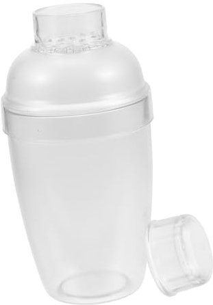 MAGICLULU Coctelera de Plástico con Medidor Mezclador de Bebidas Transparente Herramienta de Bartender de Limpiar y Diseño Ergonómico