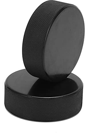OEBUAFI Ishockeypuckar Hållbara Hög Elasticitet för Träningsträning 2-pack för Idrottare BH-25 Gummimaterial