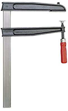 BESSEY Tiefspann-Schraubzwinge TGN60T20 | 600 mm Spannweite | Extra große Ausladung ermöglicht präzises Spannen auch bei besonders tiefen Werkstücken und komplexen Anwendungen im Handwerk
