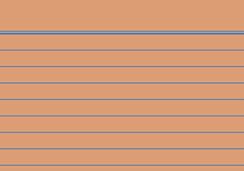 Brunnen Karteikarten, 180 g/m², A8 quer, liniert, orange, 1000er Sparpack
