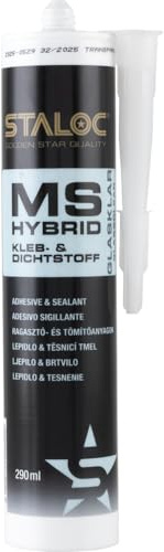 STALOC Premium Kleb- und Dichtstoff MS Hybrid | transparent | universell für unzählige Verklebungen | 290 ml
