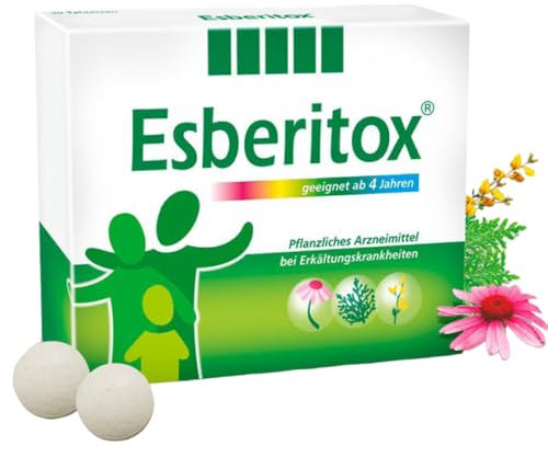 Esberitox 180 Tabletten bei Erkältungskrankheiten - der pflanzliche Erkältungsverkürzer für die ganze Familie - auch für Kinder geeignet