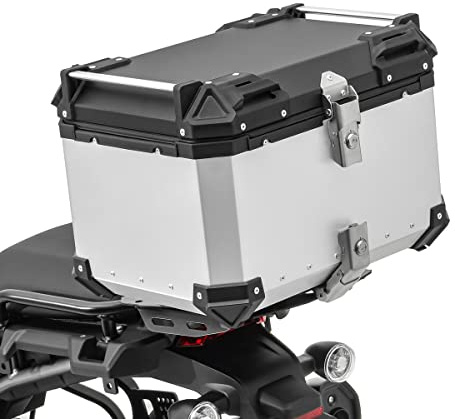 Alu Topcase für Suzuki V-Strom 1000 / XT Aluminium Bagtecs XB55 silber