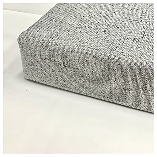 Cojín Banco Jardín Almohadón Almohadilla Silla Patio,8cm Espesar Esponja Acolchada Cojín De Banco,Interiores Aire Libre Swing Banco Asiento,Varios tamaños y colores-Gris 180x35x8cm(71x14x3.2in)