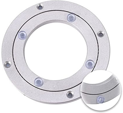 Drehplatte Schwerlast Tischplatte Tv Drehplatte 150 200 300 400 500 600mm, Lazy Susan Aluminium Drehlager Drehscheibe, Druckkugellager Lager Esstisch Rotierende Platte