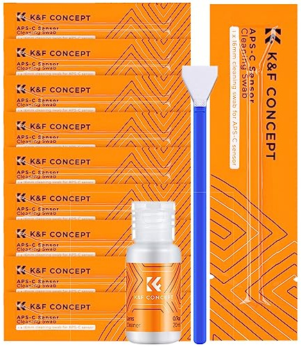 Kamera Sensor Reinigungs-Set APS-C 10x 16mm Swabs + 20ml Sensor Reiniger