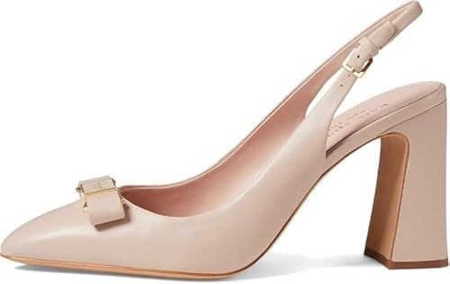 kate spade new york Women's Bowdie Slingback Pump, Pale Vellum, 9.5