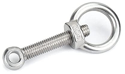 DookAa Dehnschrauben, Ringschrauben, Hebering-Augenschrauben, 2er-Set M8 × 30 mm Ösenschrauben-Ösenmuttern-Set aus Edelstahl 304 (Farbe: M5) (Color : M5)