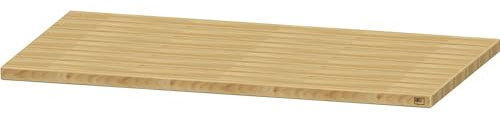 ANKE | Arbeitsplatte für Werkbank | Rotbuchenplatte massiv | Breite 1270 mm | Stärke 40 mm