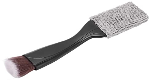 Spazzola per Chitarra a Doppia Testa, Design Compatto Pulitore per Tastiera per Corde di Chitarra Kit di Pulizia per Chitarra per Amplificatore per Strumenti a Corda Pedale per