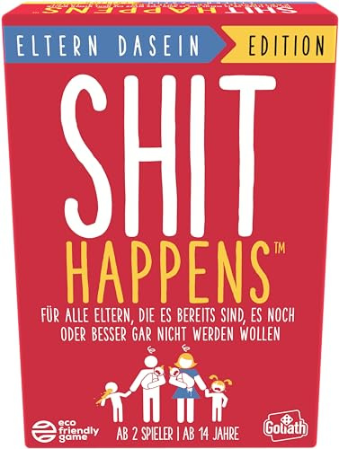 Goliath Happens föräldrar Dasein Edition, kortspel från 14 år, brädspel för 2 eller fler spelare