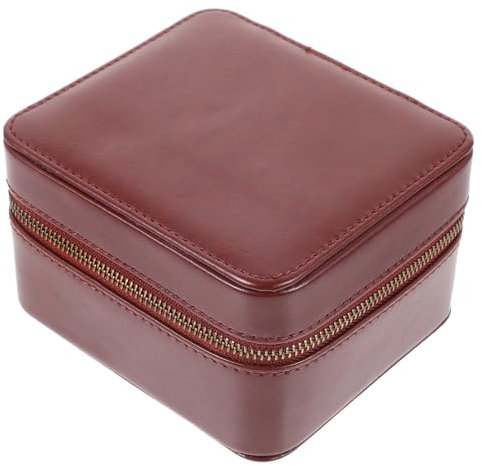 WATIIFUFU Uhrenetui Für Damen Leder Uhrenaufbewahrungsbox Reise-uhren-organizer Uhrenvitrine Kompakt