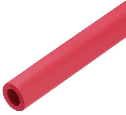 sourcing map Schaumstoffschlauch für Griffstütze, Rohrisolierung, 12 mm Innendurchmesser, 20 mm Außendurchmesser, 2 m Länge, Rot