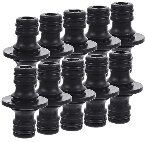 YARNOW Raccord Rapide pour Tuyau D’arrosage 25pcs en Plastique Noir