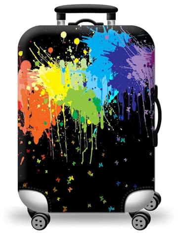 wxlmom Kofferschutzhülle XL Farbe Waschbar,Suitcase Cover Für Kinder Und Erwachsene,Elastischer Spandex-Koffer-Protector,Koffer-Abdeckungen