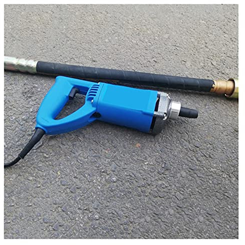 Malaxeur Beton, Vibratoires de béton à béton à main 1m 1.2m 1.5m Outils en béton à tige de cuivre(1180w motor+1 meter rod)