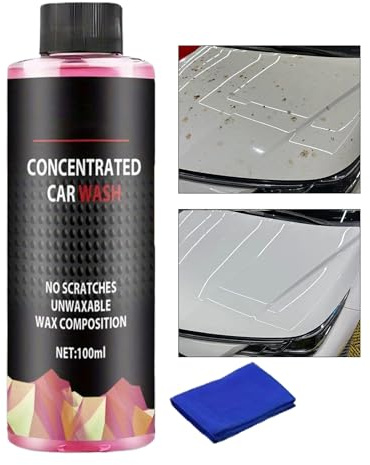 Schiuma per auto – 100 ml schiuma alta – Strumenti di pulizia approfonditi per veicoli per la cura esterna, pulizia giornaliera, rimozione di fango, vetro, finestre,