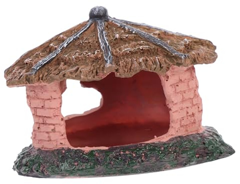 TOYANDONA Cachette pour Reptiles Décoration Paysage Grotte en Résine Taille Moyenne Couleur pour Arachnides Lézards Serpents