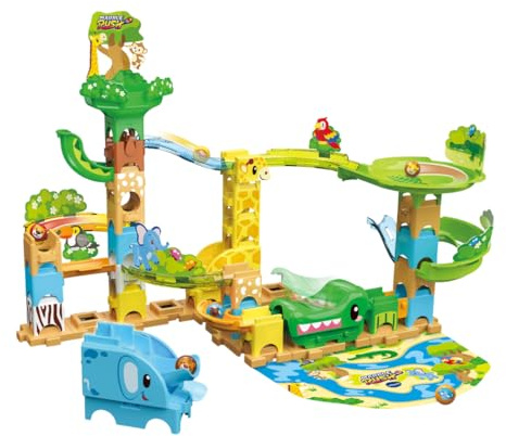 Marble Rush Tierisches Action Set J100 – 58 Bauteile & Kugelbahn