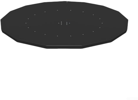 Pumixiy Telone di copertura per terreno della piscina, materiale PE spesso resistente con gestione dell'umidità, ideale per la protezione fuori terra della piscina contro superfici irregolari, (58038