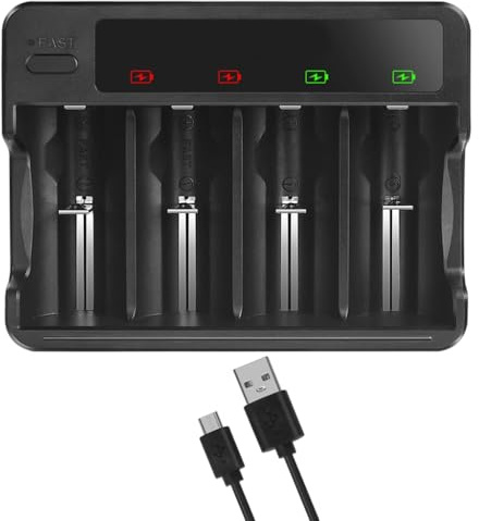 Universal AA 3A C D Battery Charger for Ni Rechargeable Batteries USB