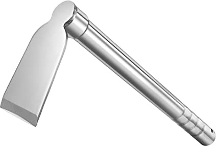 MFMEXUL Zappa da Casa in Acciaio Inox per Giardino Strumento Manuale Multifunzione per Estirpare Erbacce Pratico per Scavo Facile Portatile Adatto a Giardinag, a