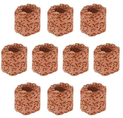 DOITOOL Anneaux Fixes en Poterie Accessoires Pratiques Lot de 10 pour Plantes Aquatiques Décoration de Paysage de Réservoir d'eau Douce pour Aquarium