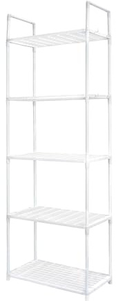evergoods Freestanding Multi‑Tier Utility Storage Rack Metal & Plastic
