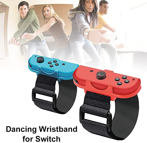 ZoraYorce Tragbare Handgelenkbänder für Joy Con Controller, verstellbarer Universalgurt für Switch Just Dance-Spielteile