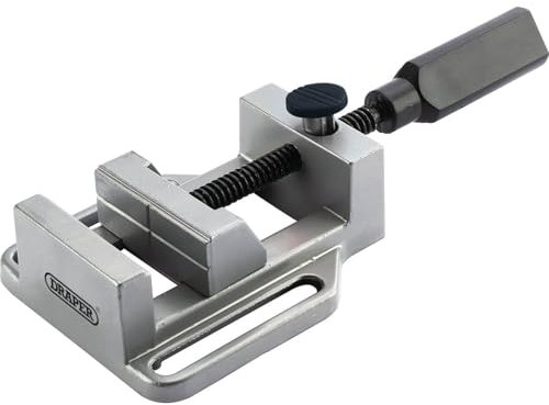 Draper Drill Press Vice 70mm | Quick Release Pillar Bench Portable Clamp Vice | Small Mini Workbench Tool | 40390