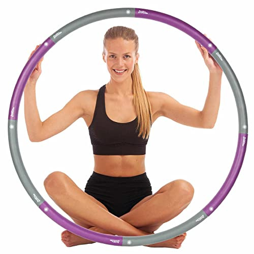 Hula Hoop Reifen Erwachsene Abnehmen - Sportgeräte Fitness Zuhause Oder Fitnessstudio - Hoola Hoop mit Abnehmbaren Segmenten Von just be…